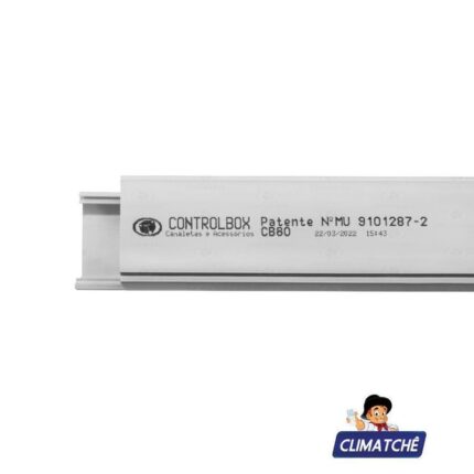 200-CANALETA PVC 80MM TUBULACAO AR CONDICIONADO BARRA