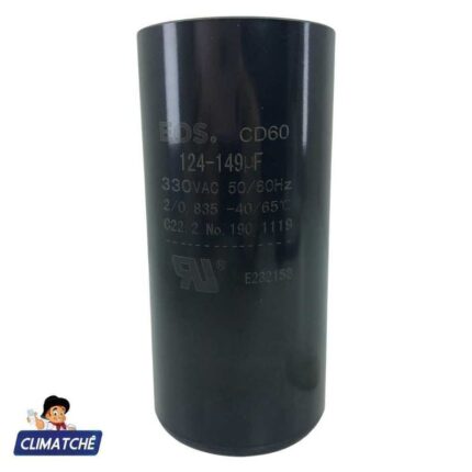 406-CAPACITOR ELETROLITICO PARTIDA 124/149 MFD 330 VAC