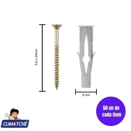 582-KIT PARAFUSO BUCHA 8